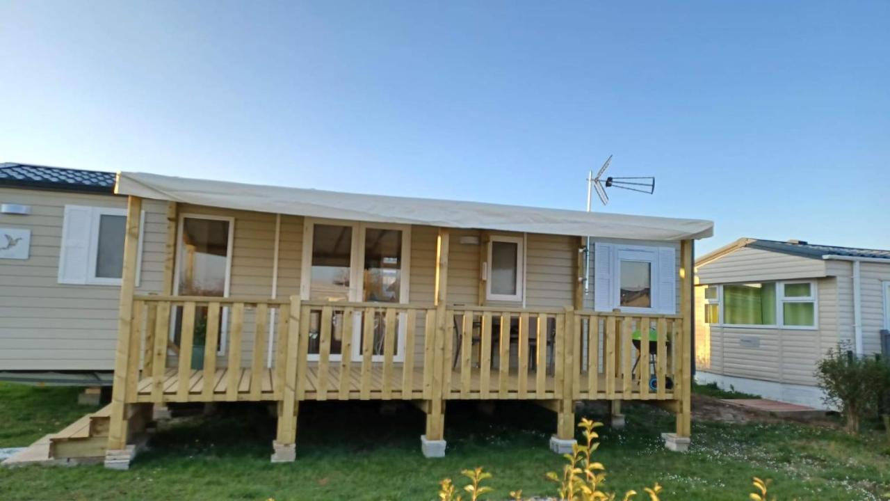 Mobilhome 6 Personnes Biville-sur-Mer Exteriör bild
