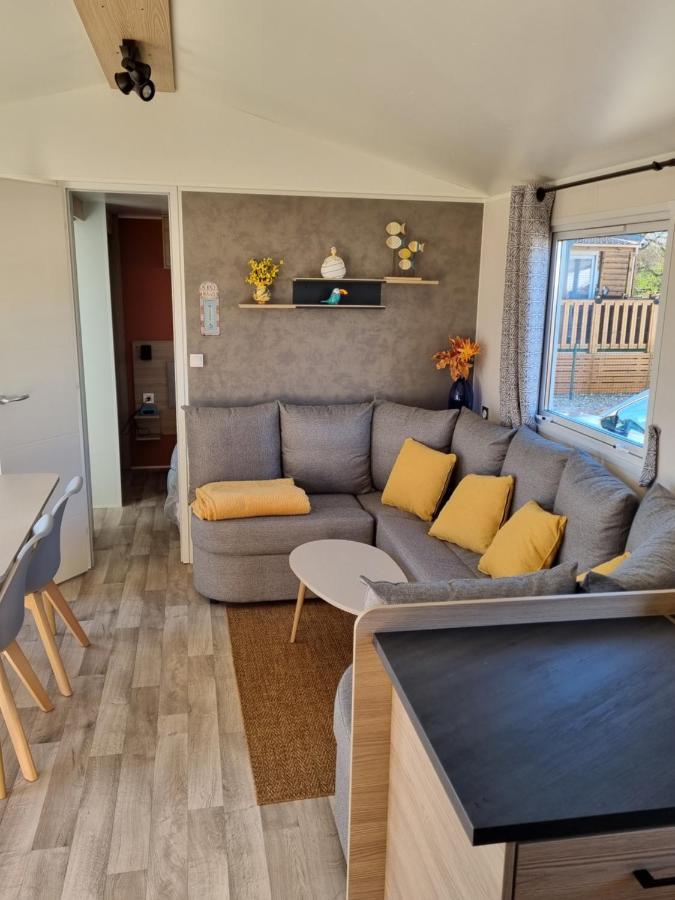 Mobilhome 6 Personnes Biville-sur-Mer Exteriör bild