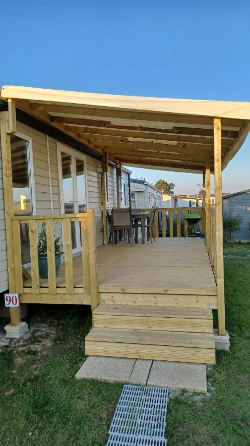 Mobilhome 6 Personnes Biville-sur-Mer Exteriör bild