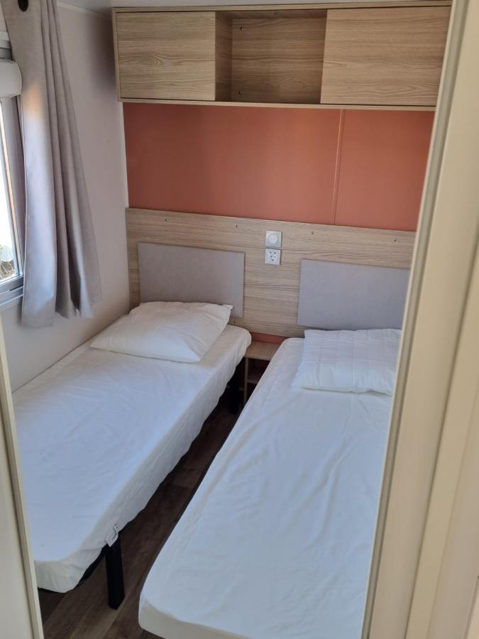 Mobilhome 6 Personnes Biville-sur-Mer Exteriör bild