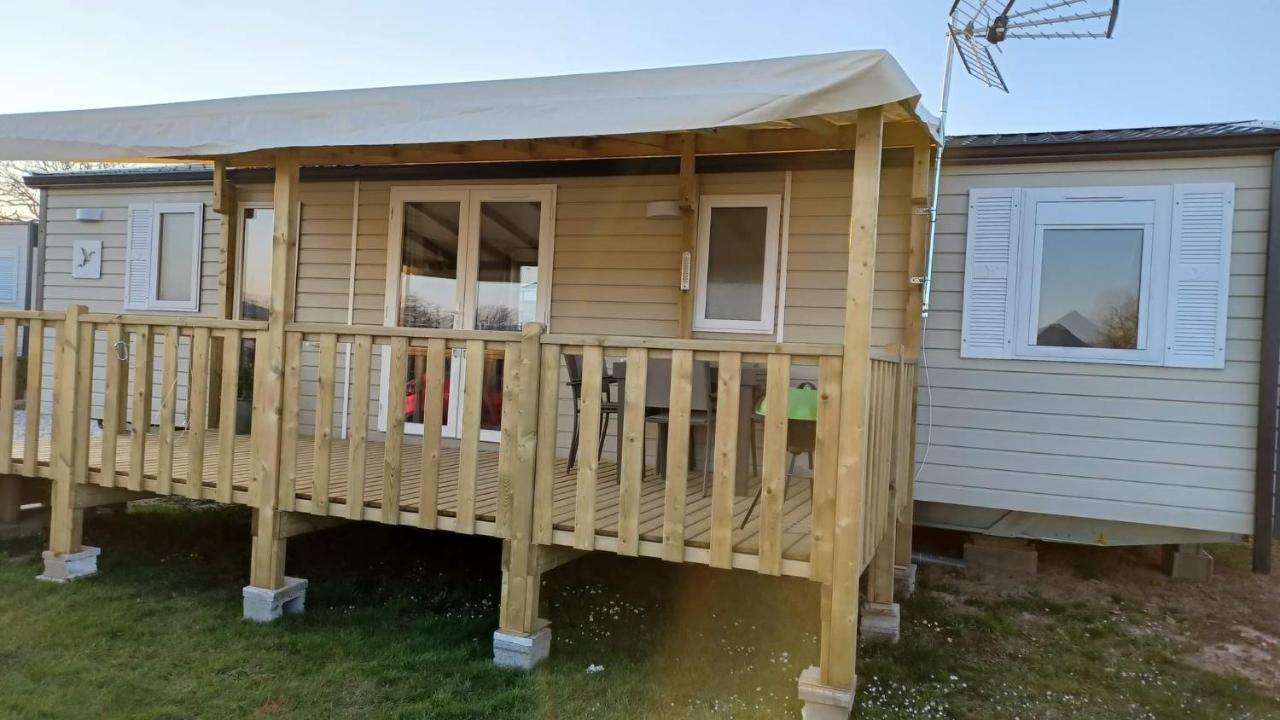 Mobilhome 6 Personnes Biville-sur-Mer Exteriör bild